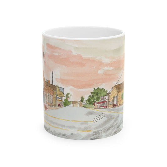 Coffee Mug -  Oak Street, Maxwell CA - Ceramic Mug 11oz