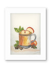 Hot Apple Cider on a Cold Night – Watercolor Print