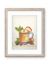 Hot Apple Cider on a Cold Night – Watercolor Print