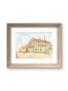 Maxwell Train Depot, 1905 — Watercolor Sketch Art Print
