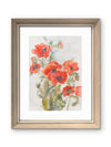 Red Poppies Bouquet — Watercolor Floral Art Print