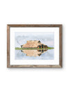 Seaver Barn, Cecil Ranch — Historic Colusa County Watercolor Art Print