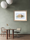 Seaver Barn, Cecil Ranch — Historic Colusa County Watercolor Art Print