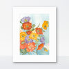 Spring Bouquet — Watercolor Floral Art Print by Claudia Buchanan