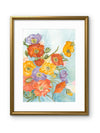 Spring Bouquet — Watercolor Floral Art Print by Claudia Buchanan
