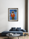 Boho Colorado Girl Watercolor Print by Claudia Buchanan