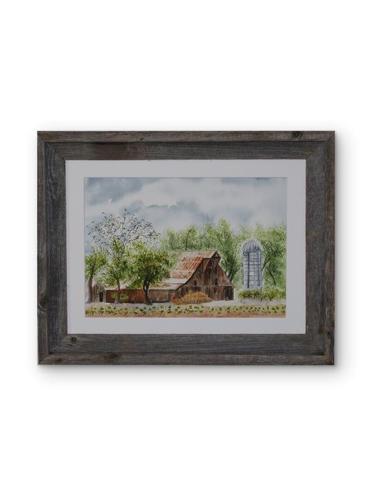Killion Ranch, Williams — Original Framed Watercolor Painting by Claudia Buchanan