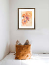 Orange Poppies — Happy Floral Watercolor Art Print