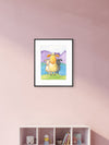 Three Little Lambs Whimsical Watercolro Print