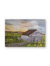 Spring in Sonoma Wine Country — Original Framed Textile Fiber Art Wall Hanging by Claudia Buchanan